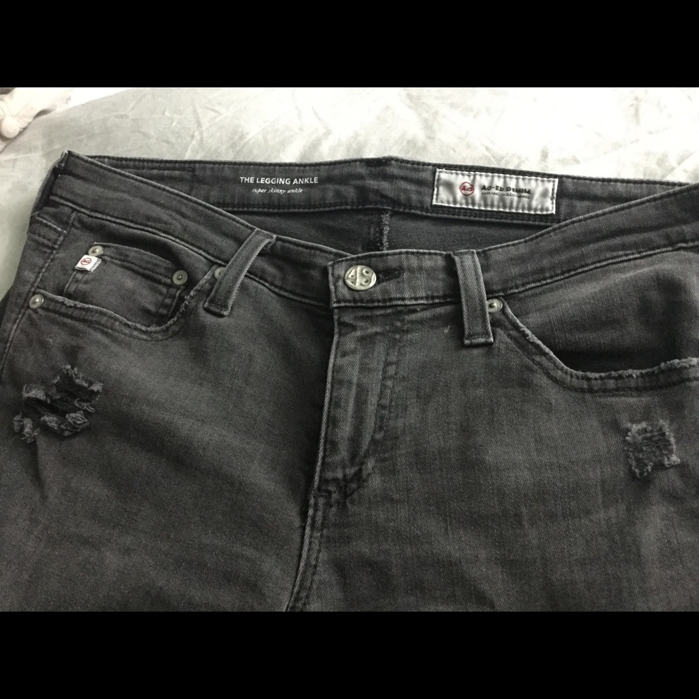 AG-ED distressed denim jeans